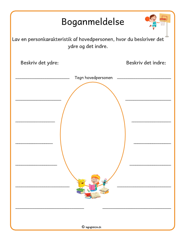 Download en gratis boganmeldelse skabelon i PDF 5 klasse