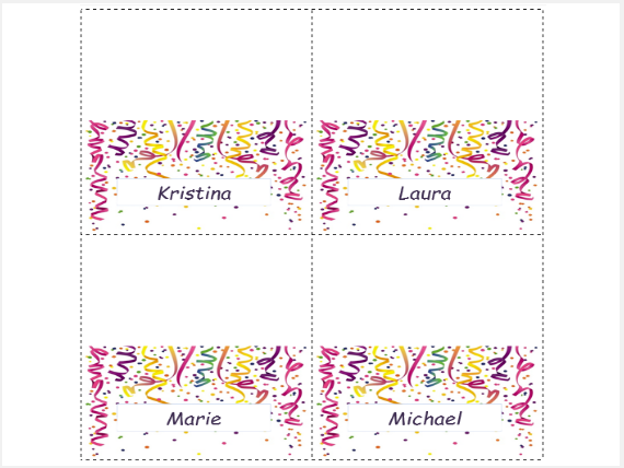 Download en gratis bordkort skabelon i Word