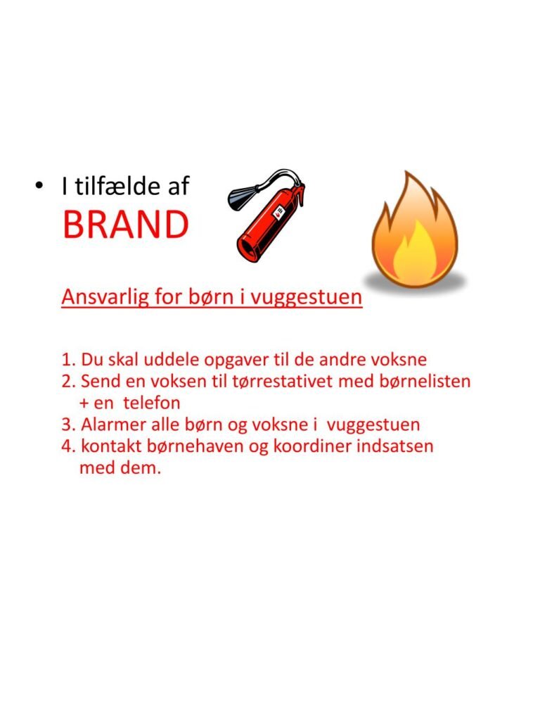 Download en gratis brandinstruks skabelon i PDF