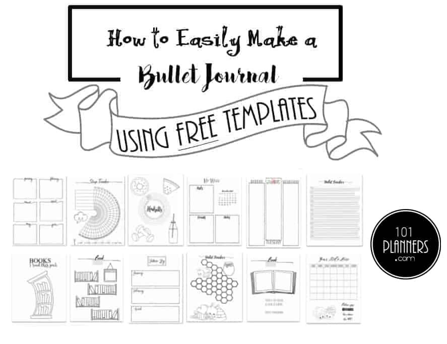 Download en gratis bullet journal skabelon i PDF