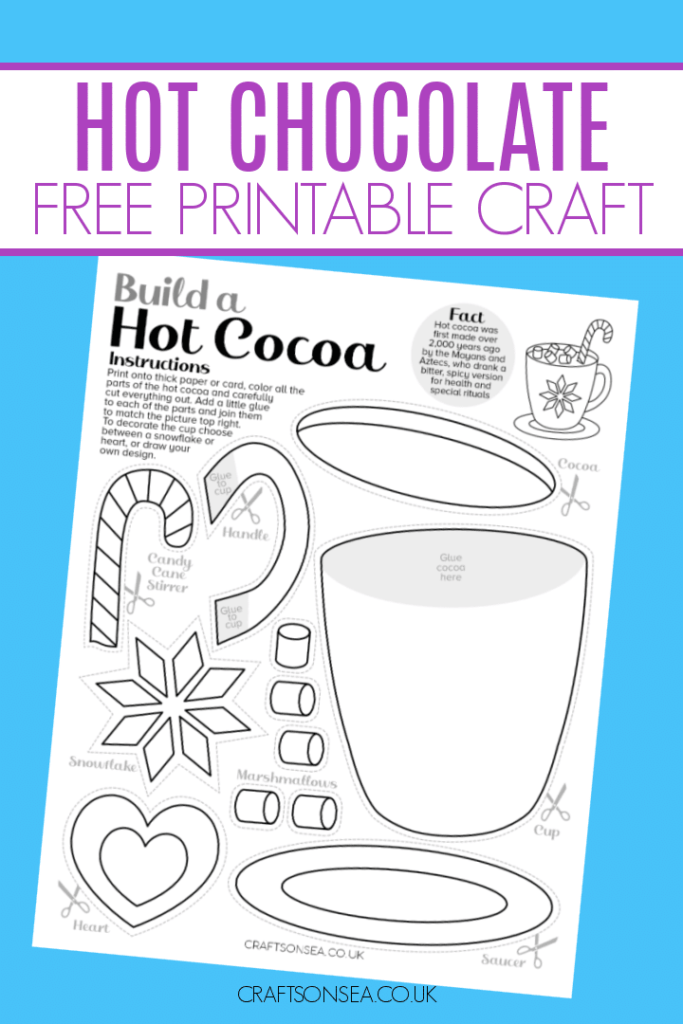 Download en gratis chokolade dekoration skabelon i PDF