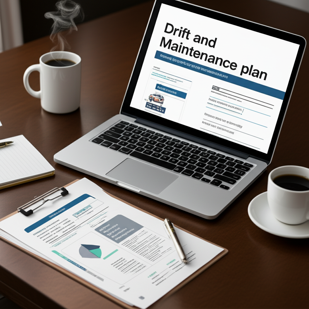 Download en gratis drift og vedligehold skabelon i PDF