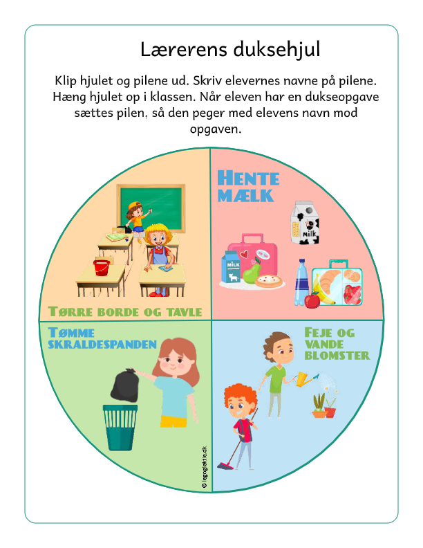 Download en gratis dukseliste skabelon i PDF