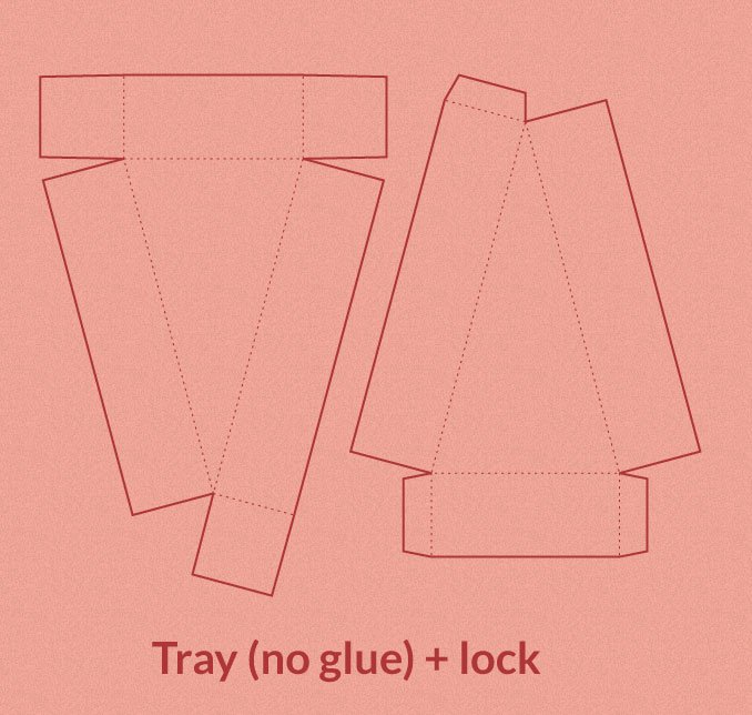 Download en gratis fold en æske skabelon i PDF