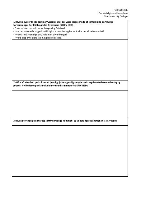 Download en gratis forventningsafstemning skabelon i PDF