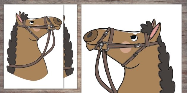 Download en gratis hobby horse skabelon i PDF