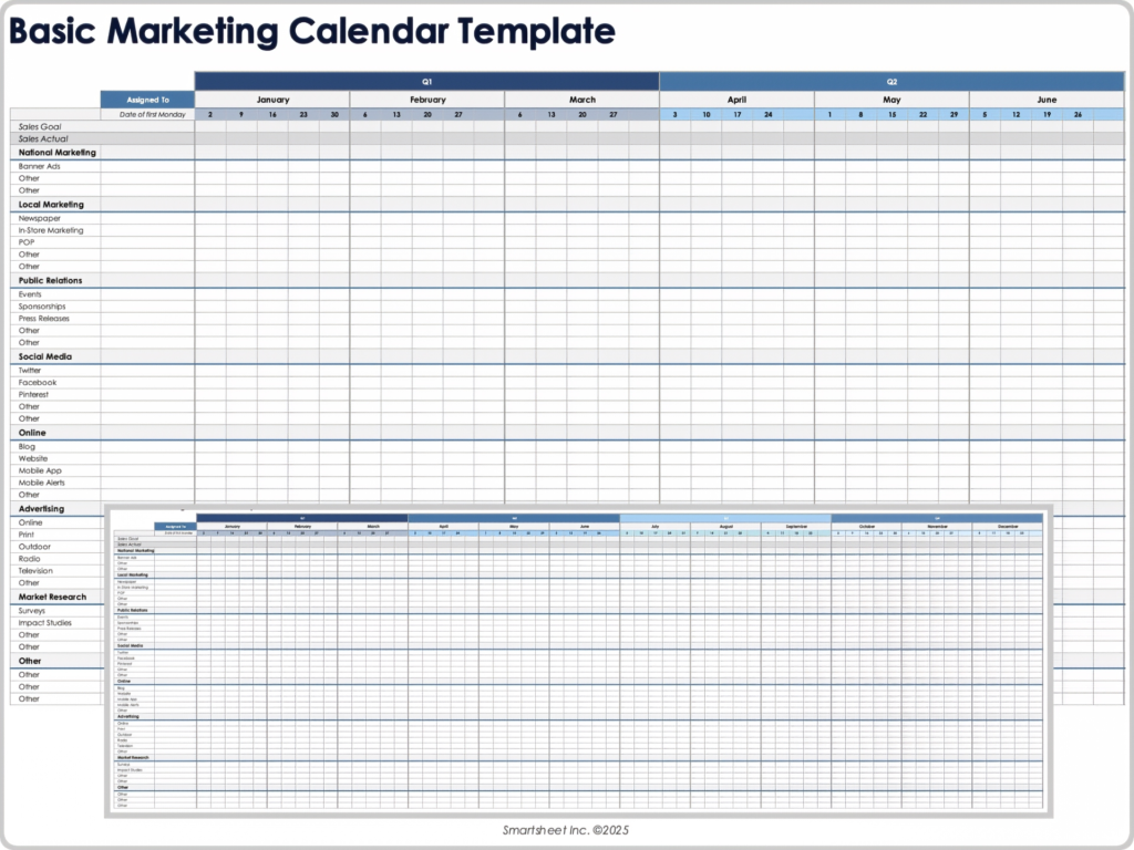 Download en gratis kampagneplan skabelon i PDF