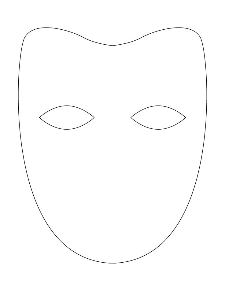 Download en gratis maske skabelon i PDF