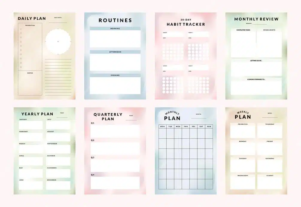 Download en gratis ønskeliste skabelon i PDF