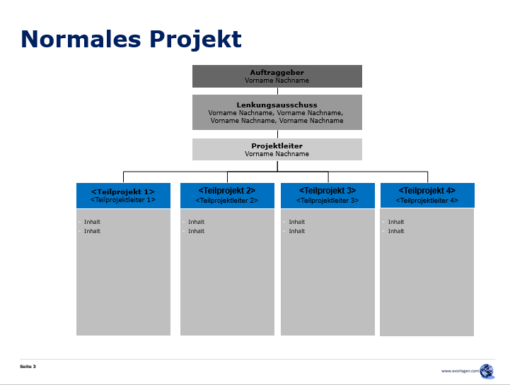 Download en gratis projektorganisation skabelon i PDF