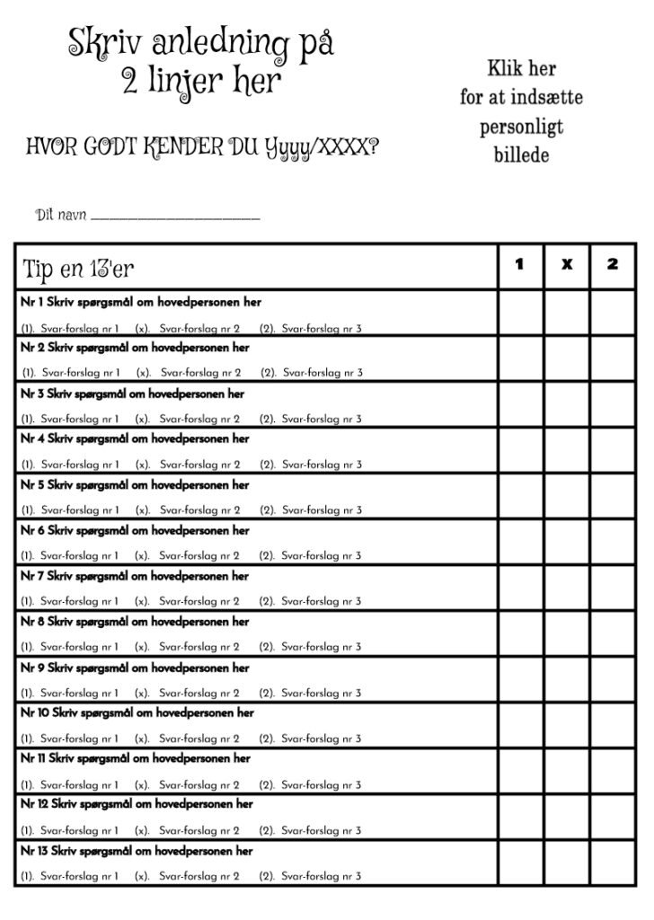 Download en gratis skabelon tipskupon i PDF