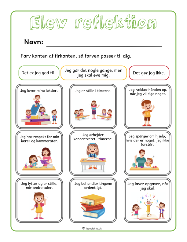 Download en gratis skole hjem samtale skabelon i PDF
