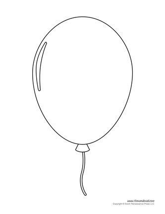 Download gratis luftballon skabelon i PDF