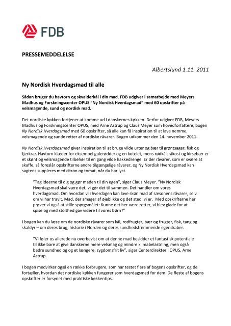 Download skabelon pressemeddelelse gratis i PDF og DOC til udskrivning